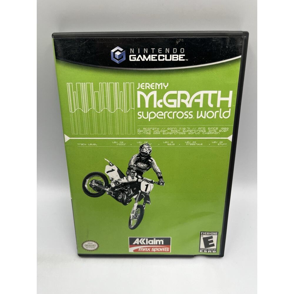 Jeremy McGrath Supercross World - Nintendo GameCube - Tested